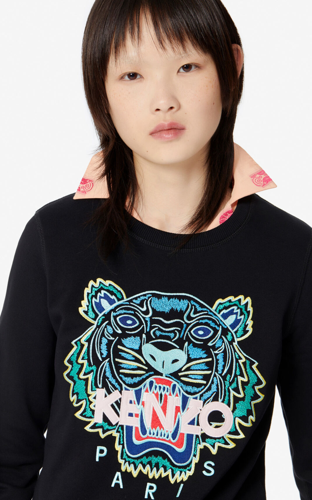 Sweat Kenzo Tiger Femme Noir | ROPK-86794